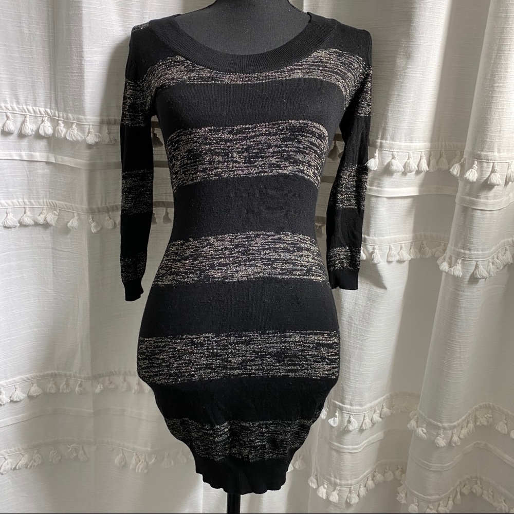 Mango Striped Knit Dress